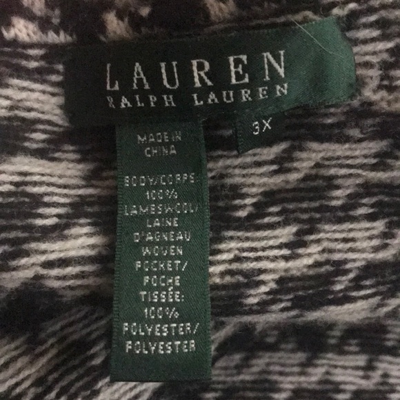 🆕NWOT*Ralph Lauren MOTO Jacket 100%Lambswool Houndstooth Size 3X - Picture 14 of 16